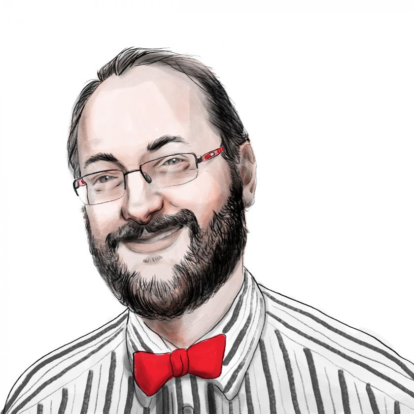 Drawing of Greg Sigman