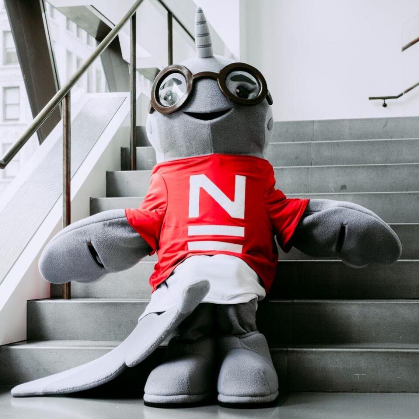 Photo of Gnarls, The New School's mascot