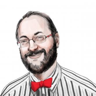 Drawing of Greg Sigman